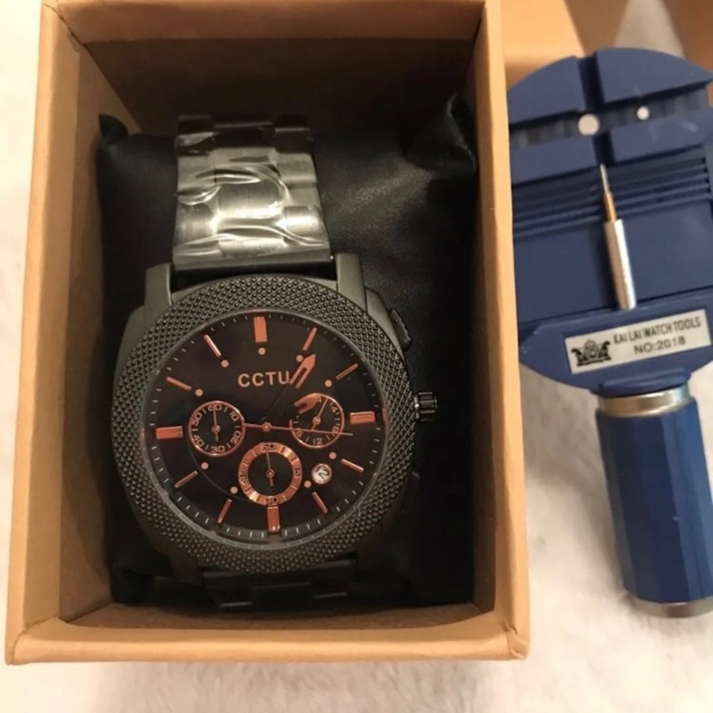 Black Watches for Men Wrist Watch Quartz Simple Analog Watch